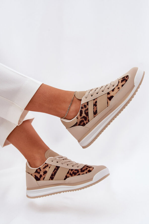 Boto Sportcipők Sneakers Női Párduc Bézs-Barna Galabis