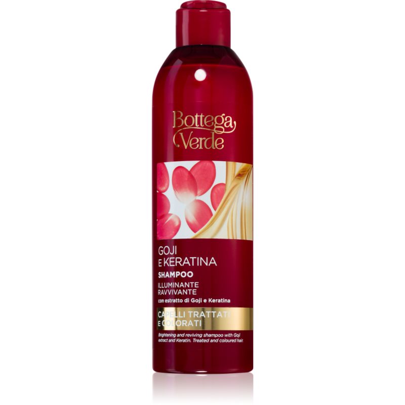 Bottega Verde Goji & Keratin élénkítő sampon festett hajra 250 ml