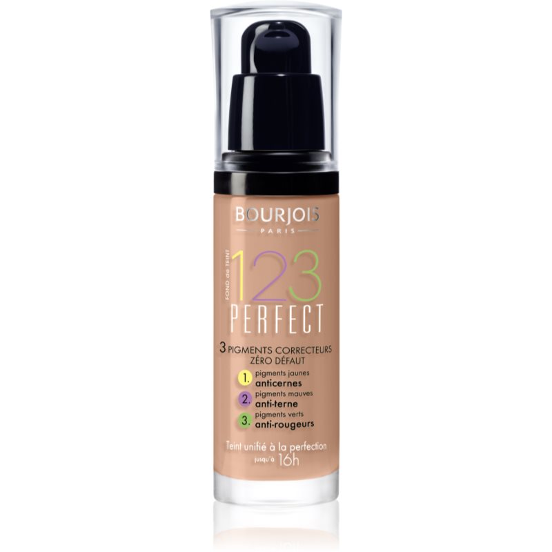 Bourjois 123 Perfect folyékony make-up a tökéletes küllemért árnyalat 57 Hale Clair SPF 10 30 ml-Eredeti
