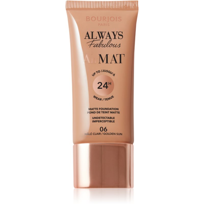 Bourjois Air Mat mattító alapozó árnyalat 06 Golden Sun 30 ml