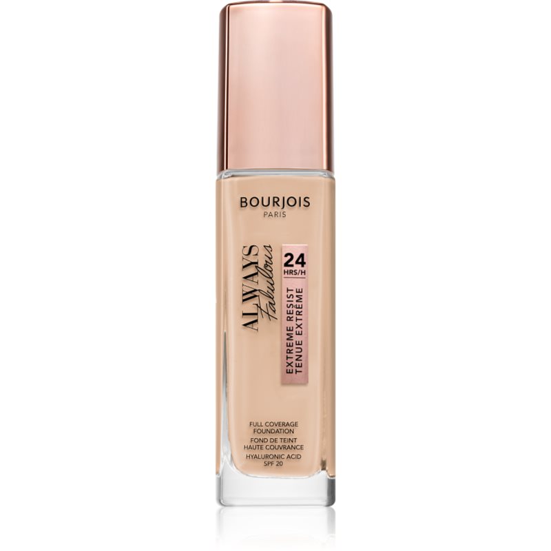 Bourjois Always Fabulous tartós alapozó SPF 20 árnyalat 110 Vanille Clair 30 ml-Ár