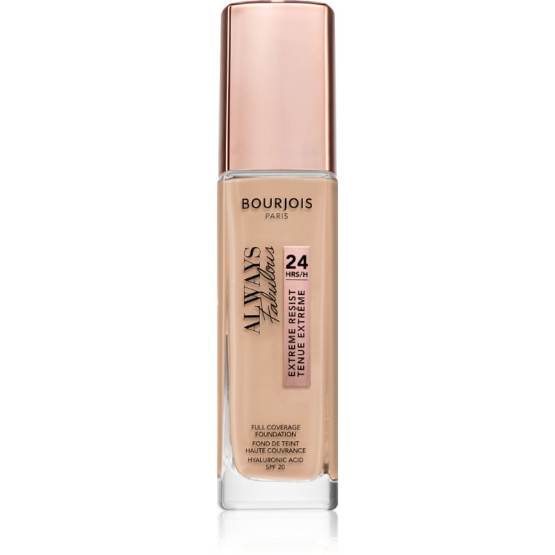 Bourjois Always Fabulous tartós alapozó SPF 20 árnyalat 125 Ivory 30 ml-Ár