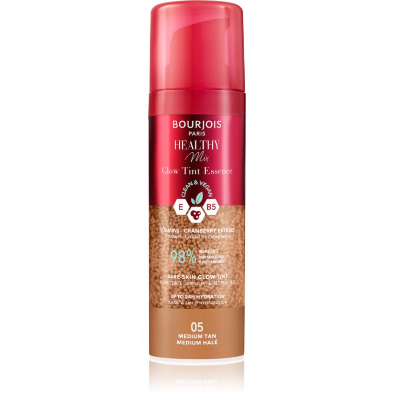 Bourjois Healthy Mix Glow Tint Essence hidratáló esszencia árnyalat Medium Tan 30 ml
