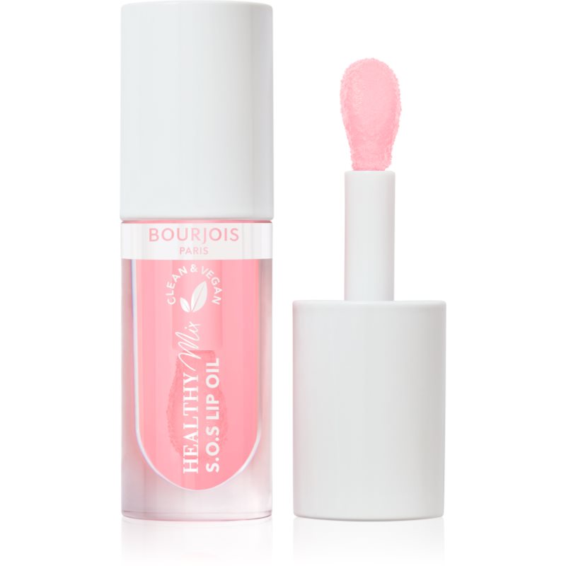 Bourjois Healthy Mix S.O.S Lip Oil ajak olaj hidratáló hatással árnyalat 01 Douceur de Rose 4