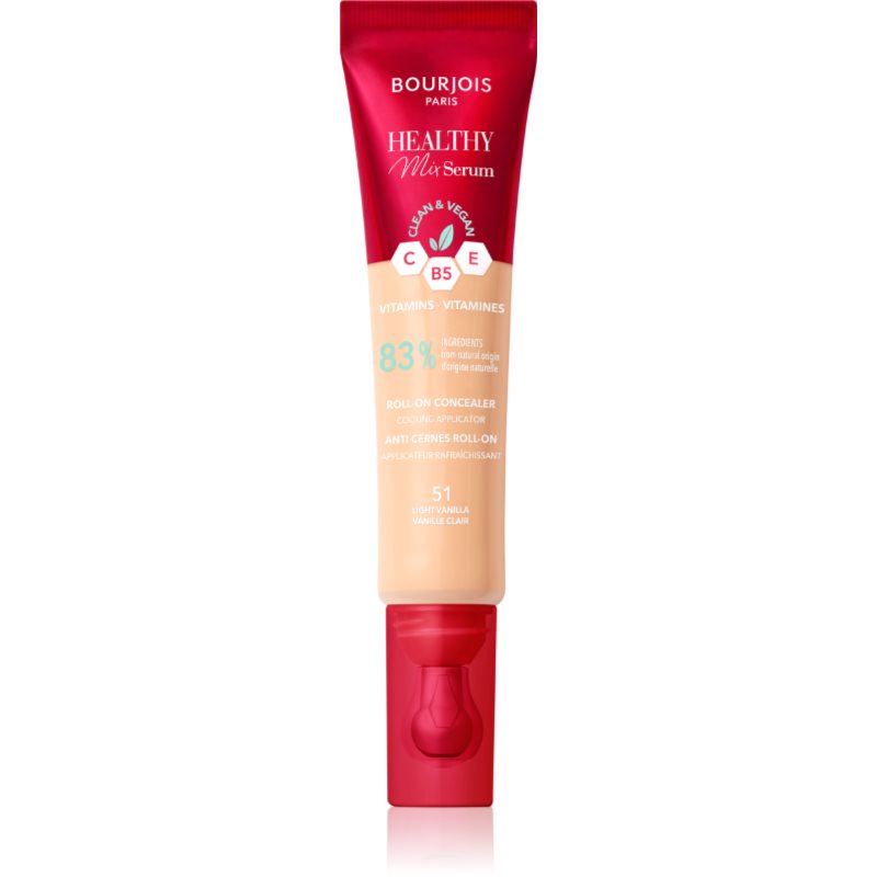 Bourjois Healthy Mix Serum hidratáló korrektor az arcra és a szem környékére árnyalat 51 Light Vanilla 13 ml-Ár