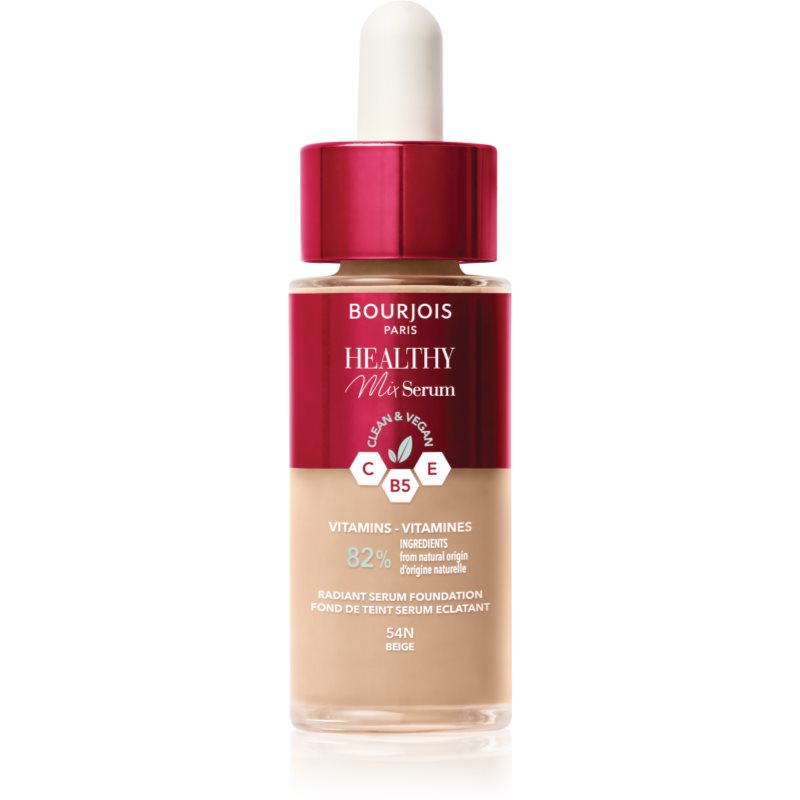 Bourjois Healthy Mix könnyű alapozó természetes hatásért árnyalat 54N Beige 30 ml-Ár