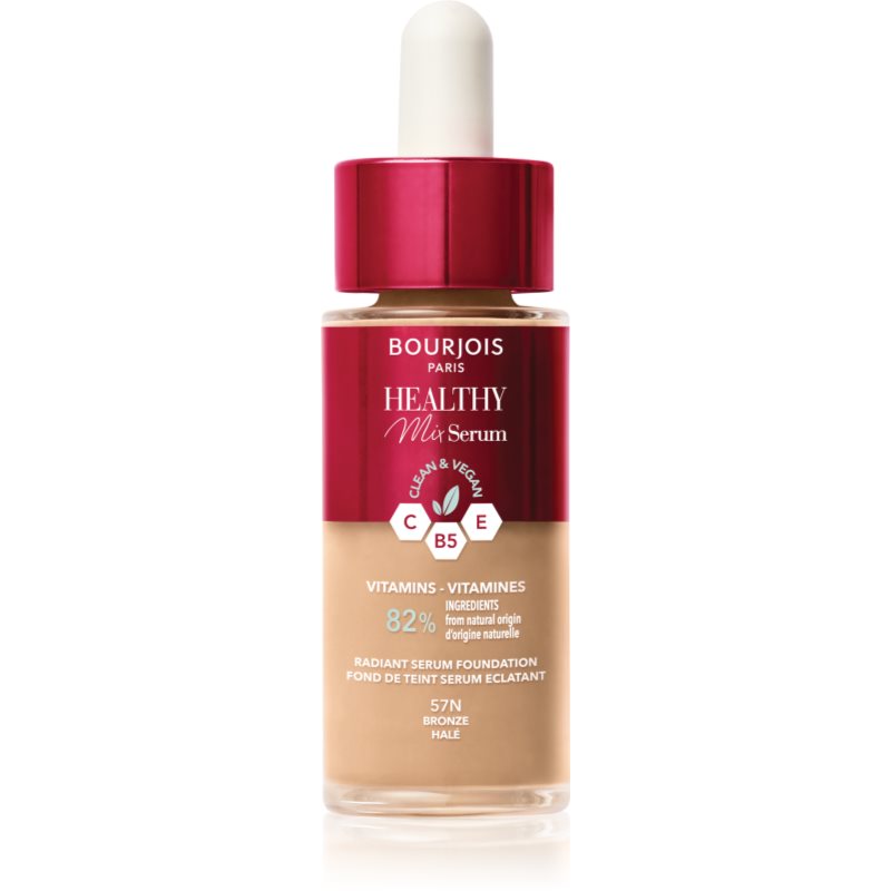 Bourjois Healthy Mix könnyű alapozó természetes hatásért árnyalat 57N Bronze 30 ml-Ár