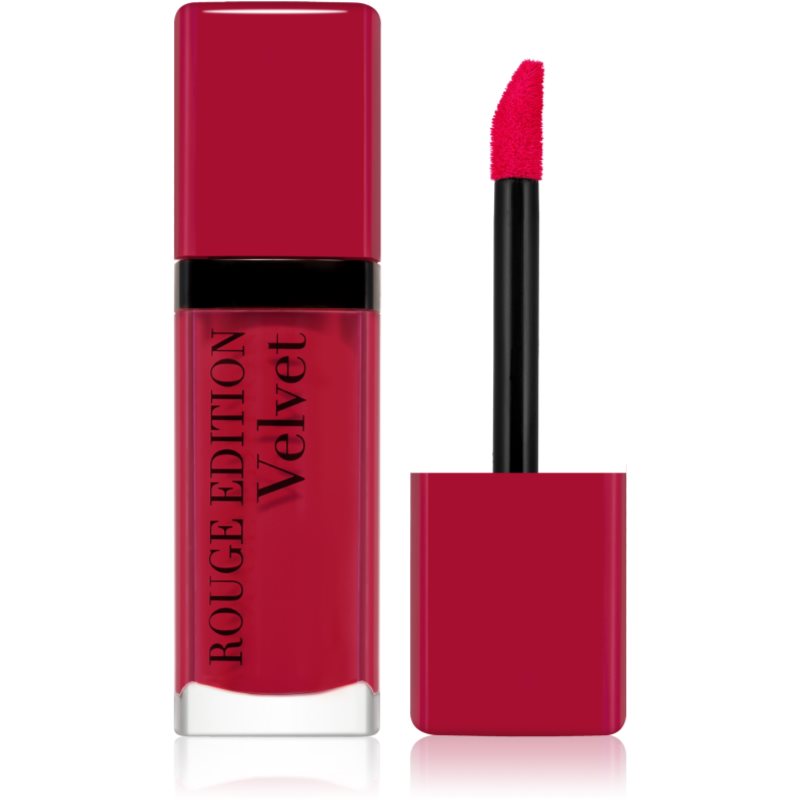 Bourjois Rouge Edition Velvet folyékony rúzs matt hatással árnyalat 05 OLé Flamingo! 7.7 ml-Eredeti