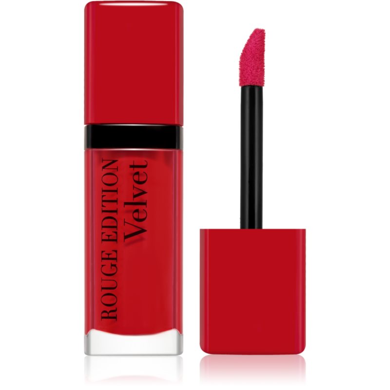 Bourjois Rouge Edition Velvet folyékony rúzs matt hatással árnyalat 08 Grand Cru 7.7 ml-Eredeti