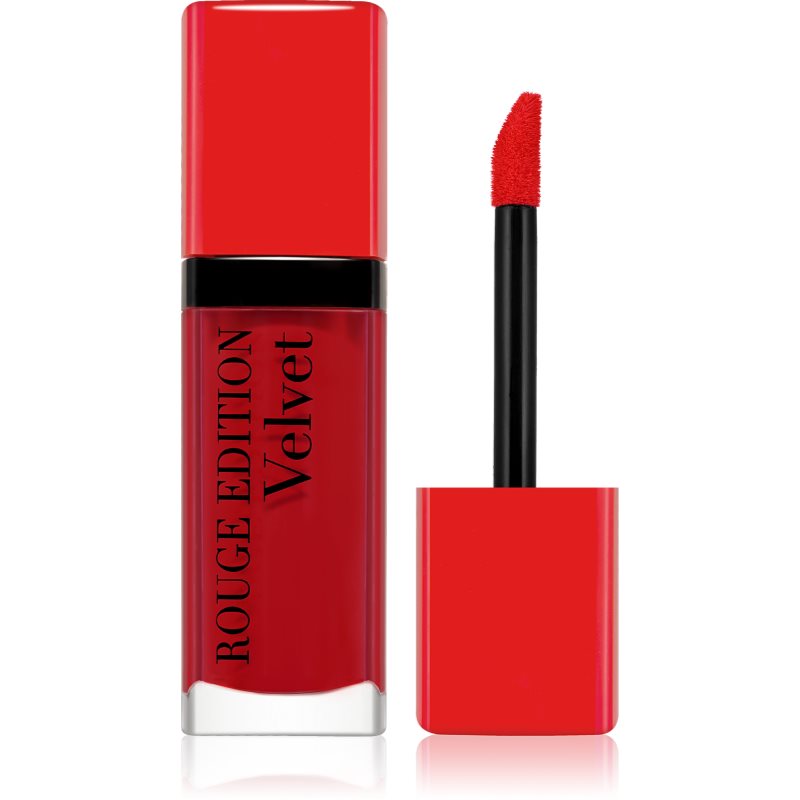 Bourjois Rouge Edition Velvet folyékony rúzs matt hatással árnyalat 15 Red-volution 7.7 ml-Eredeti