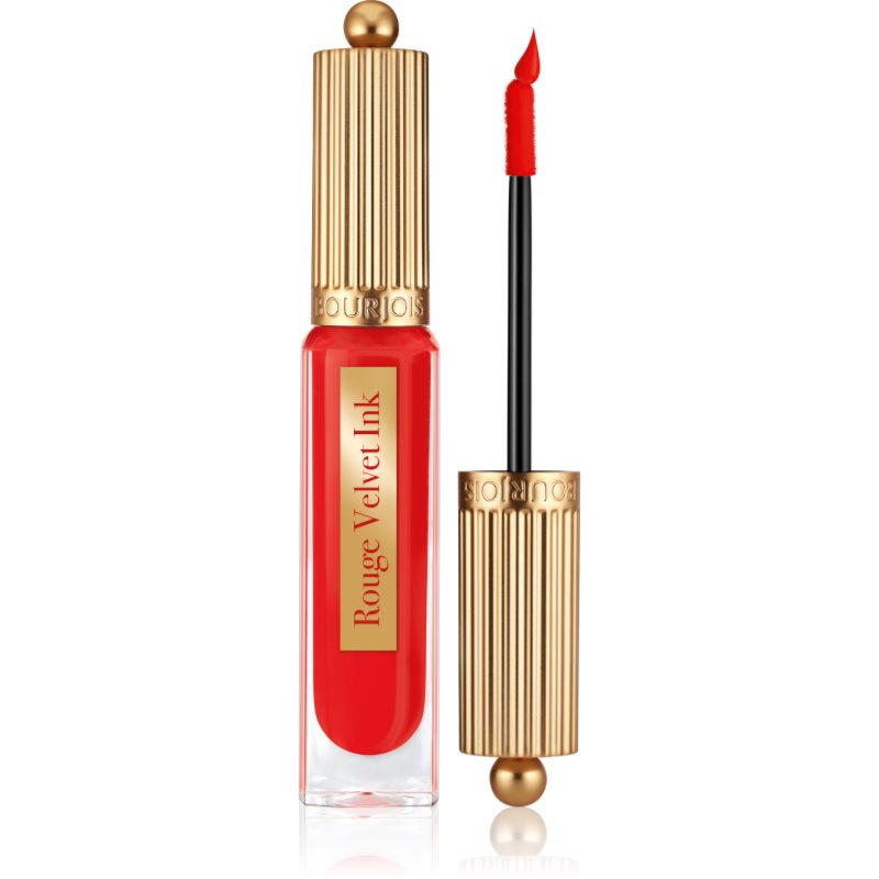 Bourjois Rouge Velvet Ink folyékony rúzs matt hatással árnyalat 08 Coquelic Hot 3.5 ml-Ár