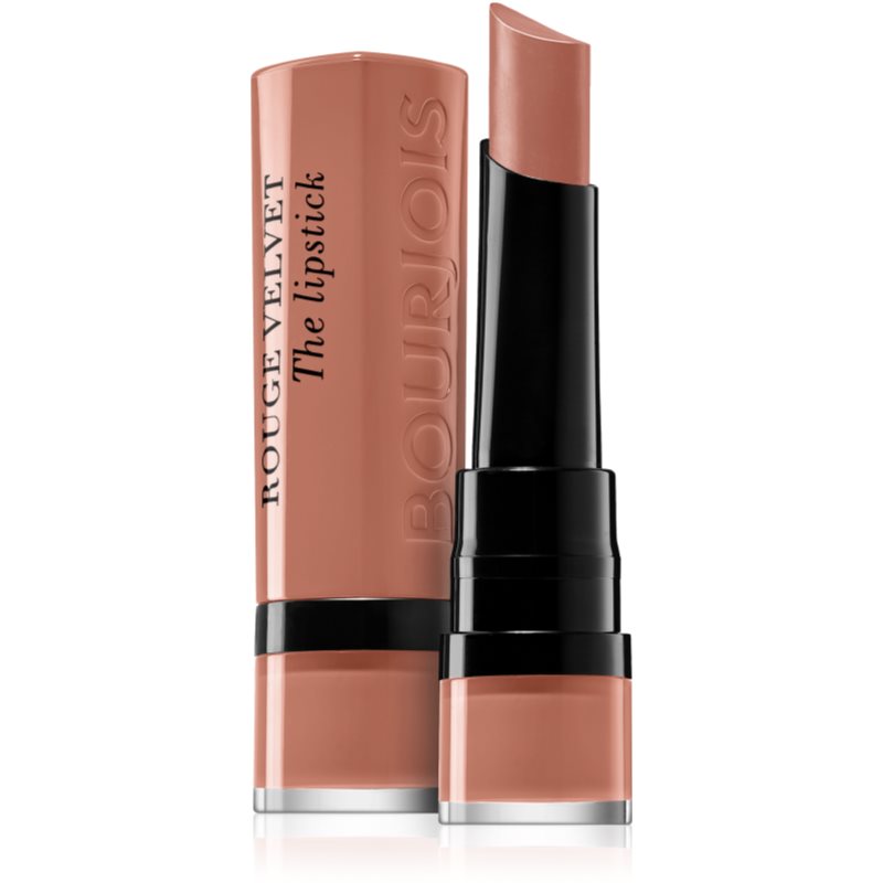 Bourjois Rouge Velvet The Lipstick mattító rúzs árnyalat 01 Hey Nude! 2