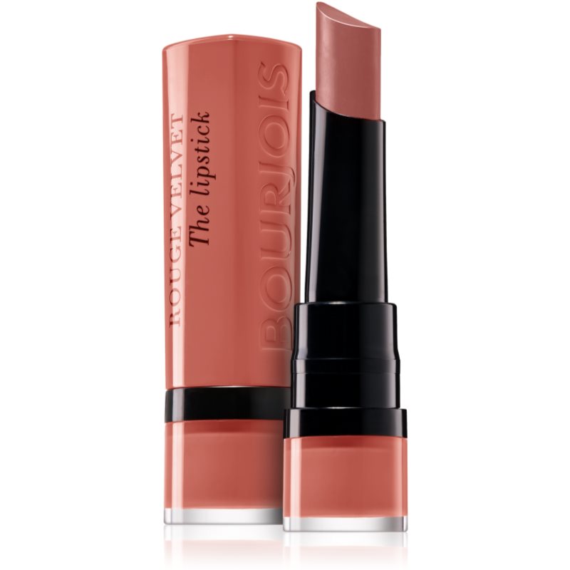Bourjois Rouge Velvet The Lipstick mattító rúzs árnyalat 15 Peach Tatin 2