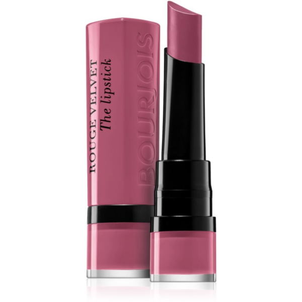 Bourjois Rouge Velvet The Lipstick mattító rúzs árnyalat 19 Place De Roses 2