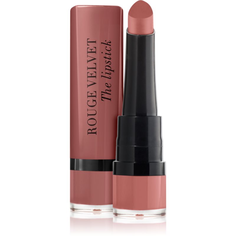 Bourjois Rouge Velvet The Lipstick mattító rúzs árnyalat 47 Rose Brulé 2.4 g-ár