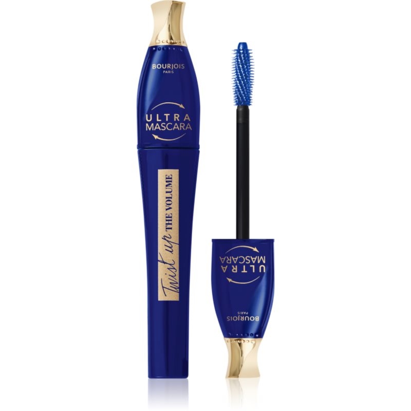 Bourjois Twist Up The Volume szempillaspirál a dús pillákért 2in1 kefével árnyalat 03 Ultra Blue 8 ml-Ár