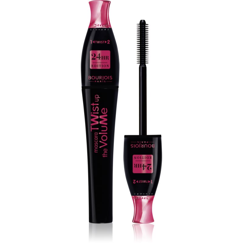 Bourjois Twist Up The Volume szempillaspirál a dús pillákért 2in1 kefével árnyalat 23 Black 8 ml-Ár