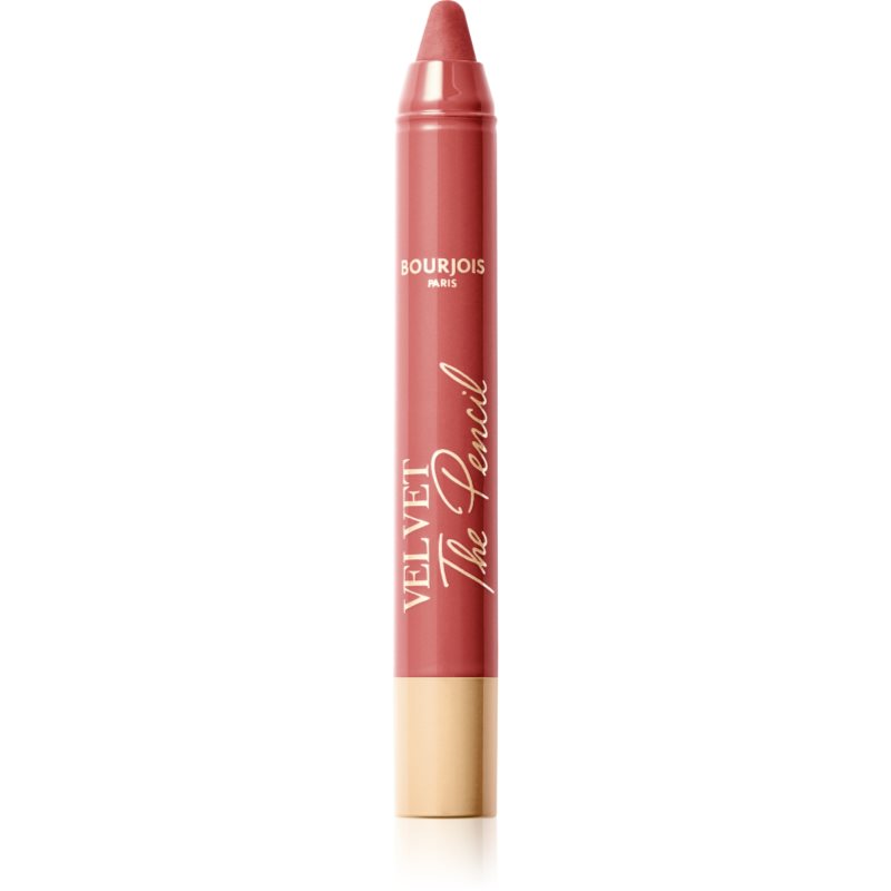 Bourjois Velvet the Pencil rúzsceruza matt hatással árnyalat 04 Less is Brown 1