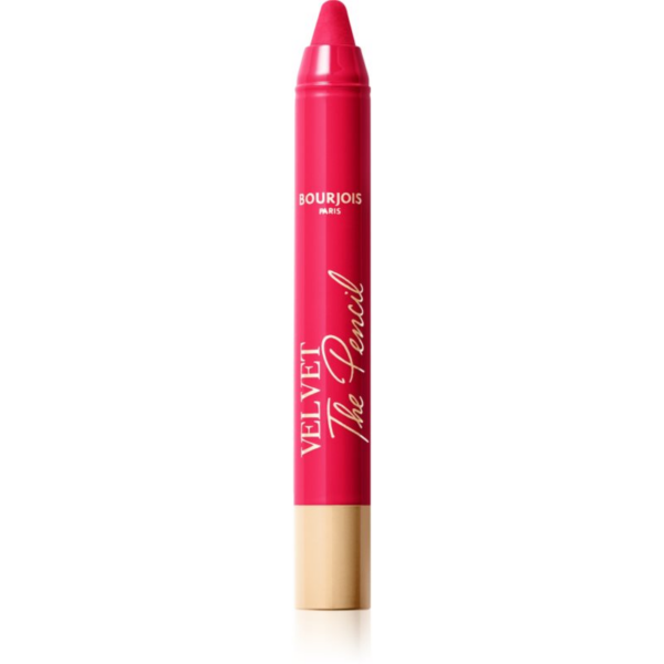Bourjois Velvet the Pencil rúzsceruza matt hatással árnyalat 06 Framboise Griffée 1
