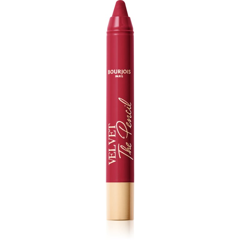 Bourjois Velvet the Pencil rúzsceruza matt hatással árnyalat 08 Rouge Di'vin 1