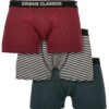 Boxer shorts 3-pack btlgrn/dkblu+bur/dkblu+wht/blk