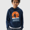Boys' 4F sweatshirt - navy blue