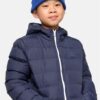 Boys' Basic Bubble Jacket Navy/White/Navy