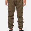 Boys' Cargo Jogging Pants Olive