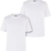 Boys' Organic Basic T-Shirt - 2pcs - White+White