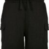 Boys' Organic Cargo Sweat Shorts - Black