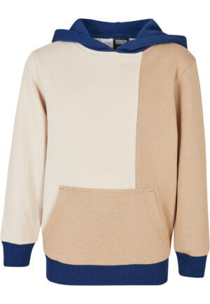 Boys' Oversized Color Block Hoody Union Beige/Softseagrass