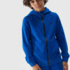 Boys' Sweatshirt with Hoodie 4F - Cobalt