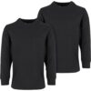 Boys' T-Shirt Pocket - 2 Pack Black+Black