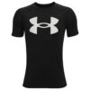 Boys' T-shirt Under Armour Tech Big Logo SS - black