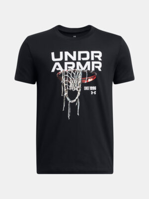 Boys' T-shirt Under Armour UA B Hoops Net SS - Boys