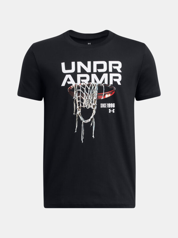 Boys' T-shirt Under Armour UA B Hoops Net SS - Boys