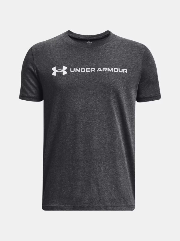Boys' T-shirt Under Armour UA B LOGO WORDMARK SS