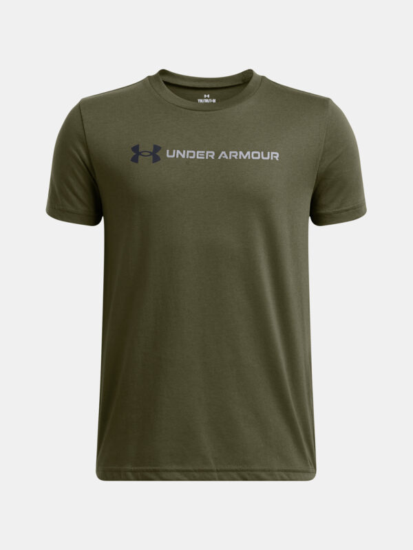 Boys' T-shirt Under Armour UA B LOGO WORDMARK SS - Boys