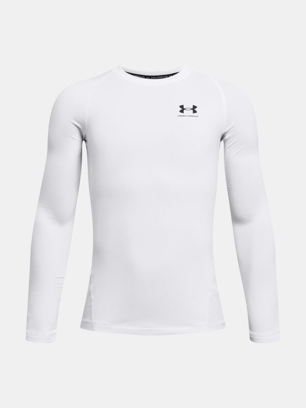 Boys' T-shirt Under Armour UA CG Armour LS-WHT - Boys