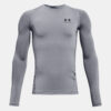 Boys' T-shirt Under Armour UA HG Armour LS-GRY - Boys