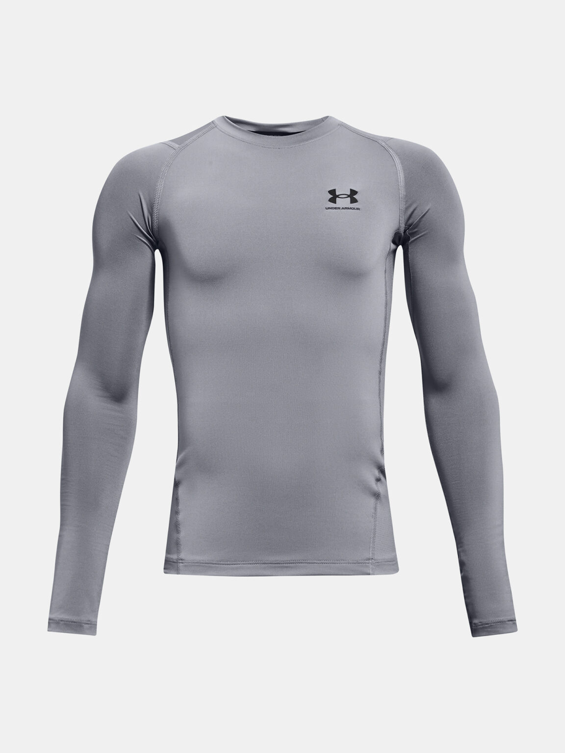 Boys' T-shirt Under Armour UA HG Armour LS-GRY - Boys