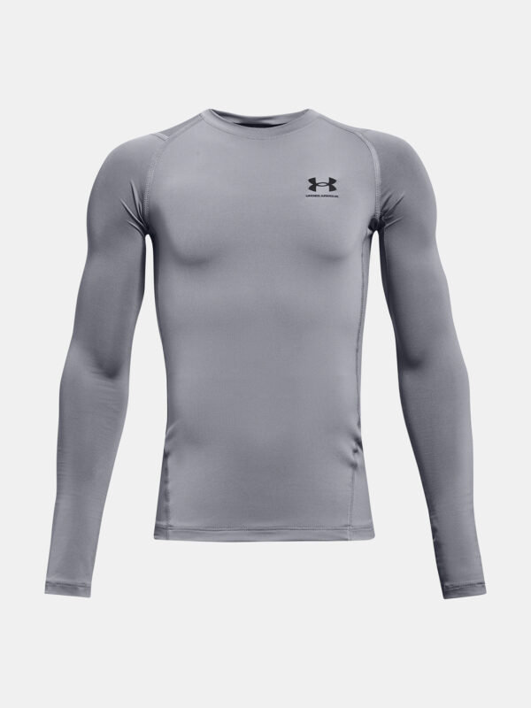 Boys' T-shirt Under Armour UA HG Armour LS-GRY - Boys