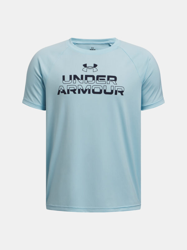 Boys' T-shirt Under Armour UA Tech Split Wordmark SS - Boys