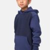 Boys' Two-Tone Fake Raglan Midnight Navy/Navy Hoodie/Dark Blue