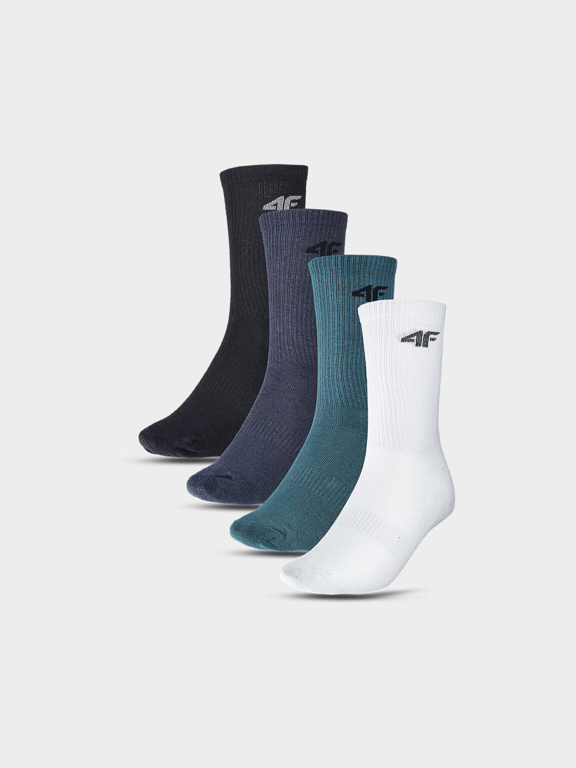 Boys' casual socks 4F 4-pack