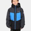 Boys' ski jacket Kilpi ATENI-JB Dark grey