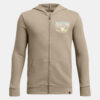Boys' sweatshirt Under Armour Pjt Rck Boys LS FZ HD Q1-BRN - Boys