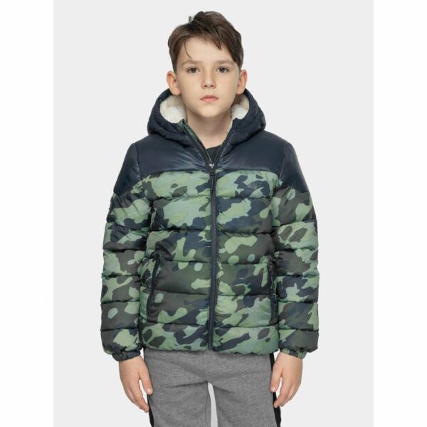Boys' winter jacket 4F