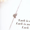 Bracelet On a chain with zircons silver