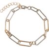 Bracelet - gold and silver colors